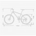 Bicicleta de Montaña Rígida Unisex Mde Acero con Alto Contenido de Carbono 