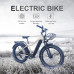  Bicicleta eléctrica para Adultos 26"Fat Tire 750W Bicicleta eléctrica para Hombre Mujer, 7 velocidades E-Bike con batería de Litio 48V 16A (Color : 48V/750W) 