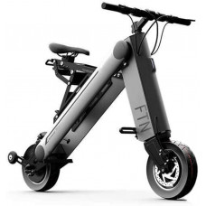 YUN&BO Mini E-Bike, Scooter eléctrico Plegable de 10 Pulgadas Bicicleta eléctrica Inteligente para Adolescentes, Bicicleta Todoterreno portátil, Control de aplicación Inteligente   