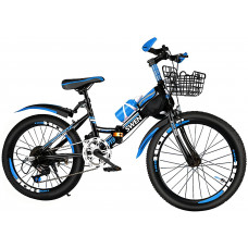 CHHD Bicicleta de montaña de 18 Pulgadas (20 pulgadas/22 Pulgadas) para Deportes al Aire Libre, Altura del Asiento Ajustable, Adecuada para niños y Adultos Mayores de 10 años 