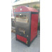 Caldera de madera con horno Metalfer conectable a los radiadores Termohorno Termocamino 