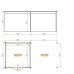 Casa Prefabricada de Madera para Jardín Moderna 600x300cm 