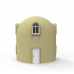  Casa ecológica prefabricada básica de doble planta para exteriores, hostal, restaurante, hotel de estrella, 6 x 6 x 6,5 m 