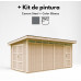 Caseta de jardín 8.52 + 2.95m²-L530xW279cm-con Suelo 