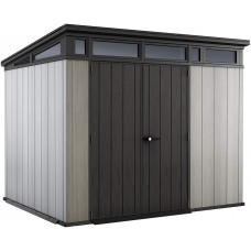  Keter - Caseta de jardín exterior Artisan 97, Color gris 