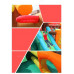  FGVDJ Castillo Hinchable Inflable para niños, Trampolines para niños, Castillo para Saltar, con soplador, Bolsa de Agua para niños, obstáculo, Castillo para Saltar, j 