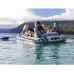 FZYE Kayak Inflable, Bote Inflable con remos, Bote de Pesca con Bote de Goma Resistente al Desgaste, Bote Inflable para 5 Personas, Soporte hasta 600 kg 