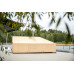 Glamping Tent 40 metros cuadrados con suelo de madera y marco de metal. No necesita base 