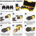 Alicates de engarzado hidráulicos recargables profesionales de 12V/3Ah 