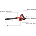  JNOIHF Soplador de nieve de hoja eléctrica de mano, soplador de jardín con batería, ventilador de hojas sin cable de velocidad variable, potencia fuerte, peso ligero, for jardín de jardín de la comput 