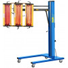  MSW IR-DRYER3000.2 Secador de Pintura Infrarrojo para Carrocería Coche (3300 W, 3 Lámparas, 40–100 °C, Superficie de Secado 1200 x 1000 mm, Altura Máxima 265 cm, Temporizador 1–99 min) 