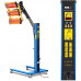  MSW IR-DRYER3000.2 Secador de Pintura Infrarrojo para Carrocería Coche (3300 W, 3 Lámparas, 40–100 °C, Superficie de Secado 1200 x 1000 mm, Altura Máxima 265 cm, Temporizador 1–99 min) 