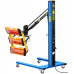  MSW IR-DRYER3000.2 Secador de Pintura Infrarrojo para Carrocería Coche (3300 W, 3 Lámparas, 40–100 °C, Superficie de Secado 1200 x 1000 mm, Altura Máxima 265 cm, Temporizador 1–99 min) 