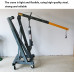 QILIN Alzamiento de motor plegable, grúa de motor hidráulico, carga de 2 toneladas, altura de elevación de 238 cm, gato de motor para taller de reparación de automóviles