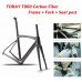  SAVADECK Bicicleta de carretera de carbono, Windwar5.0 marco de fibra de carbono 700C bicicleta de carreras con 105 22 velocidades Groupset ultraligero 