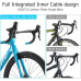  SAVADECK KOOTU Bicicleta Carretera Carbona, 700C Bicicleta de Carreras Cable Interno Integrado Completo, Hydraulic Disc Freno con Shimano Ultegra R8020 y Saddle 22- Velocidad 