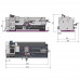 Torno de Sobremesa Optimum TU 2807 con conexión eléctrica a 230 V monofásico 