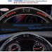 Volante LED Performance, Fibra de Carbono Cuero Napa Perforado 