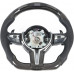 Volante LED Performance, Fibra de Carbono Cuero Napa Perforado 