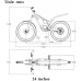 ZJZ Dirt Bike D1 Bicicleta de Cross eléctrica para Adultos de 20 y 24 Pulgadas, Motocicleta eléctrica con batería 30ah Motor 1200w DC, Freno de Disco hidráulico, Gris   
