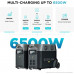  generador de energía portátil EF ECOFLOW DELTA Pro, Batería para el hogar ampliable, 3,6 kWh-25 kWh, gran salida de CA de 3600 W, generador solar de energía de reserva para viviendas, viajes 