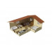 Casa de madera  6X8 , 48 m2" - 44mm