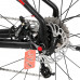  Bicicleta De Carretera De Carbono, Bicicleta De Carretera De Fibra De Carbono 700C con Grupo De 22 Velocidades Juego De Ruedas De Carbono Ultraligero con Tija De SIL White Red-54cm 