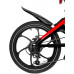 DUCATI MG20 Bicicleta eléctrica de Ciudad, Unisex Adulto, Rojo, Talla única