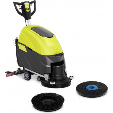  ulsonix Fregadora Aspiradora Industrial Fregador De Suelos TOPCLEAN 1600 (Ruedas de poliuretano, Potencia 1.600 W, Cepillo de Ø 45,5 cm, Área máx.: 1.600 m2/h) 